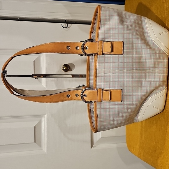 Coach 2004 Vintage Soho Tattersall Twill Tote Creed M04Q-1823 EUC - Picture 5 of 15